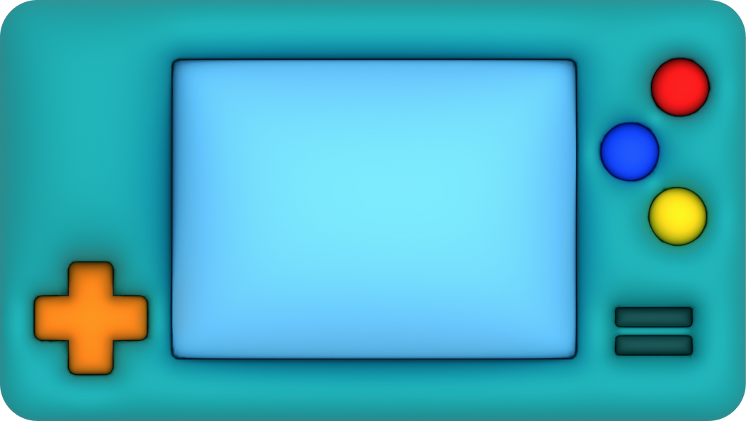 Console Game Toy 3D Illustration